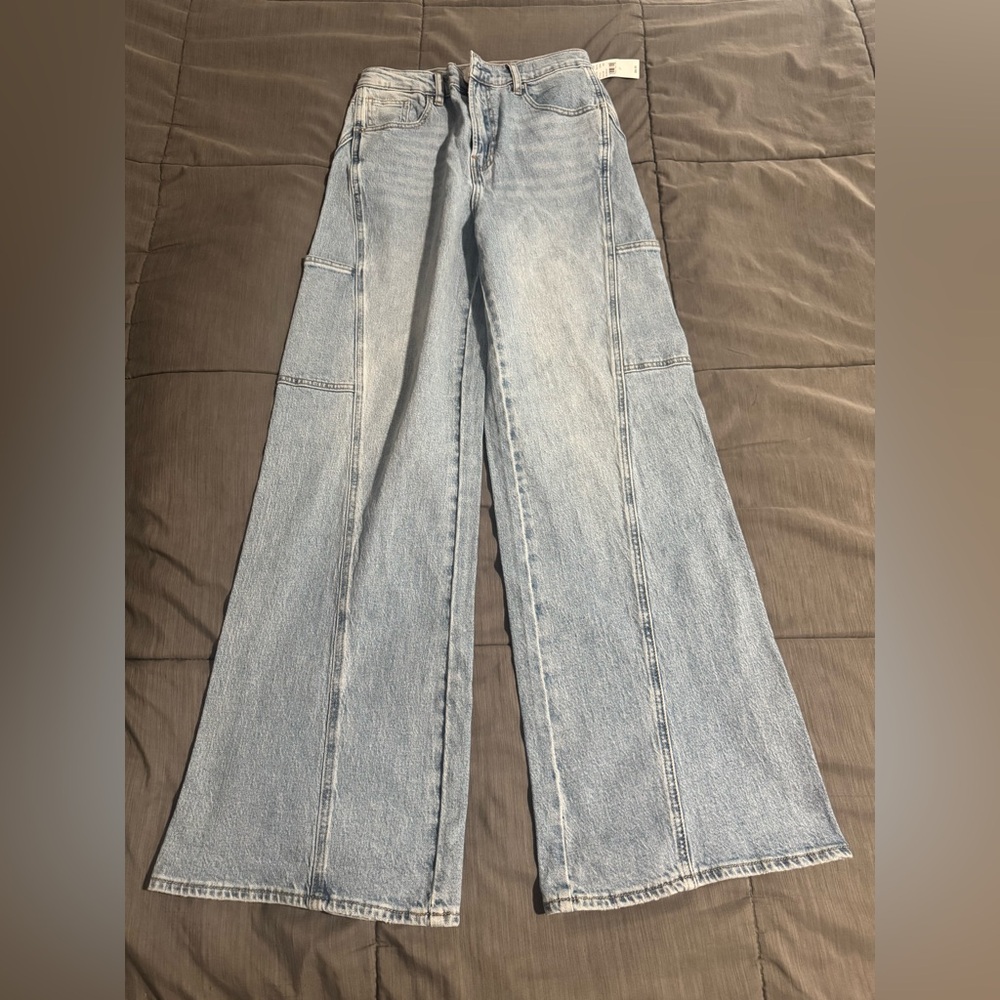 NWT PacSun stretch wide leg high rise